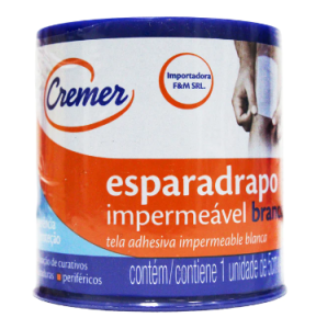 TELA ADHESIVA IMPERMEABLE 10  CM X 4,5 MTS. CREMER