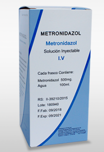 METRONIDAZOL 500 MGX100 ML - DISMEDIN