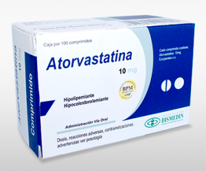 ATORVASTATINA 10 MG COMP.- DISMEDIN