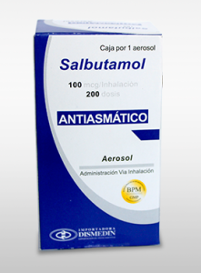 SALBUTAMOL AEROSOL ORAL - DISMEDIN