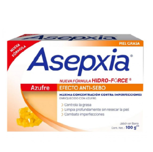 ASEPXIA JABON AZUFRE X 100 GR.