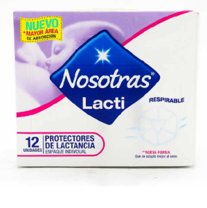 LACTI NOSOTRAS RESPIRABLE GEL 12X12 (PROTECTORES DE LACTANCIA)