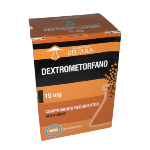 DEXTROMETORFANO 15 MG X TABLETA DELTA