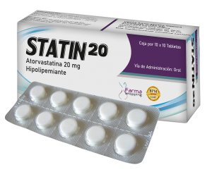 STATIN 20 TAB. FARMA SHOPPING.