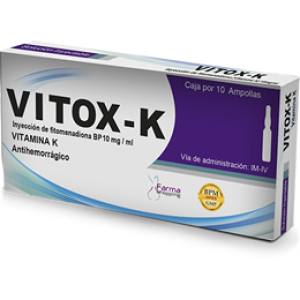 VITOX K 10MG AMP. FARMA SHOPPING VITAMINA K