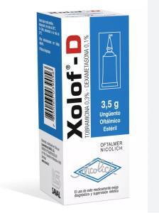 XOLOF D  UNGUENTO OFTALMICA X 3.5G