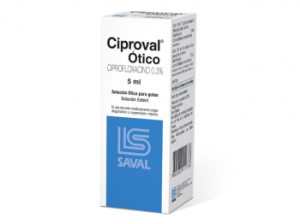 CIPROVAL OTICO SOLUCION GOTAS X 5 ML