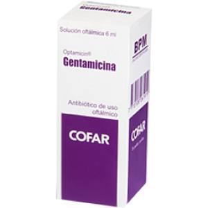 GENTAMICINA 0.3% SOL. OFTALMICA COFAR X 6 ML
