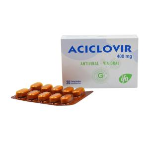 ACICLOVIR 400 MG X COMP. RECUBIERTO