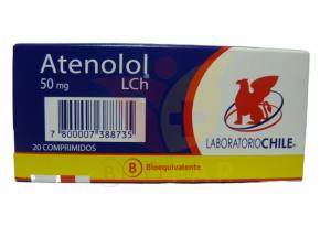 ATENOLOL 50 MG X COMPRIMIDO