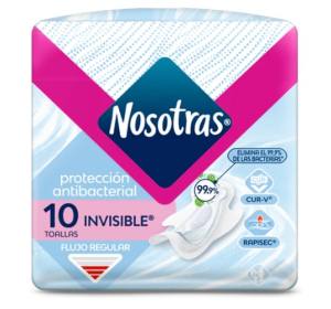 NOSOTRAS PROTECCIÓN ANTIBACTERIAL INVISIBLE X 10