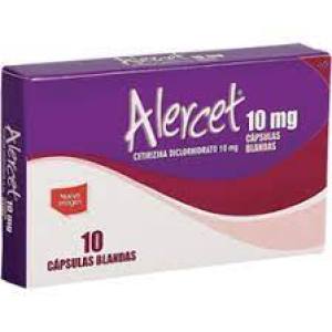 ALERCET 10 MG X CAPS. BLANDA