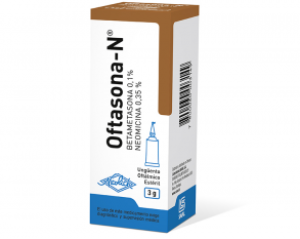 OFTASONA N  UNGUENTO OFTALMICA X 3 GR