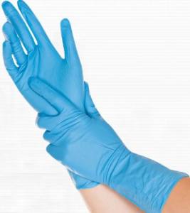 GUANTES BLANDOS NITRILO "L" R&G