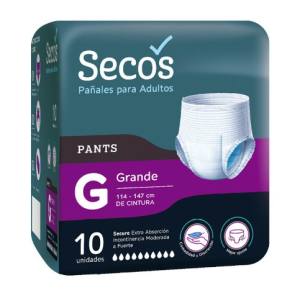 PAÑALES PARA ADULTO - SECOS "G"