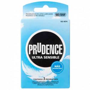 PRUDENCE ULTRA SENSIBLE X 3 PRESERVATIVOS