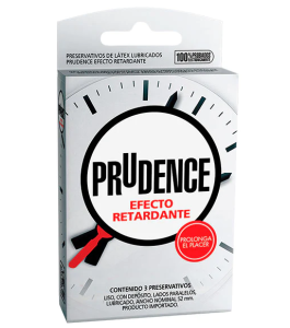 PRUDENCE EFECTO RETARDANTE X 3 PRESERVATIVOS