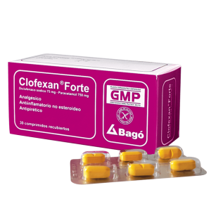 CLOFEXAN FORTE 750 MG/75 MG X COMPRIMIDO