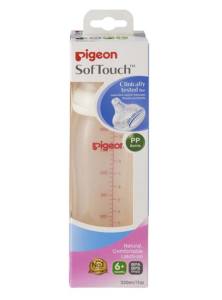 BIBERON PLASTICO SOFTOUCH 11 OZ. PIGEON