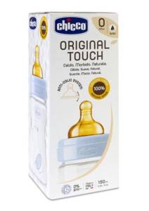 BIBERON PLASTICO 0M+ CHICCO 150ML TETINA CAUCHO