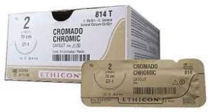 HILO CATGUT CROMICO  N°4-0  MR 15  SUTUMED