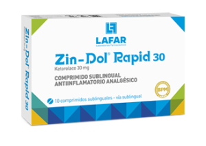 ZIN DOL RAPID 30 MG X COMPRIMIDO SUBLINGUAL