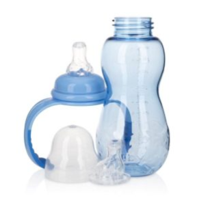 BIBERON PLASTICO VASITO DE 3 ETAPAS X 300ML/10 OZ TRITAN NUBY AZUL