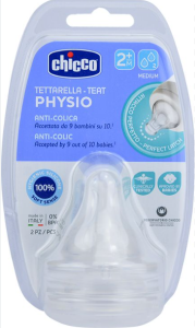 TETINA SILICONA PHYSIO 2M+ CHICCO X 2