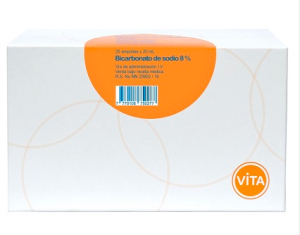 BICARBONATO DE SODIO 8% X 20ML AMP - VITA