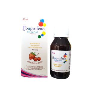 IBUPROFENO 100MG/5ML SUSPENSION X 60 ML INQUIBOL