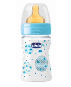 BIBERON WELL - BEING PLASTICO 0M+ 5 OZ X 150ML TETINA DE CAUCHO  CHICCO