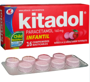 KITADOL PARACETAMOL INFANTIL X COMP MAST