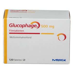 GLUCOPHAGE 500 X TABLETA