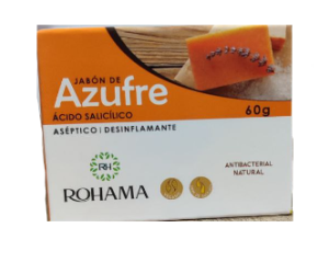 JABóN DE AZUFRE + áCIDO SALICíLICO X 60 G