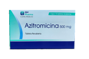 AZITROMICINA 500MG COMPRIMIDOS - QM PHARMA