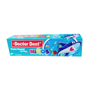 PASTA DENTAL CON FLUOR NIÑOS X50GR DOCTOR DENT