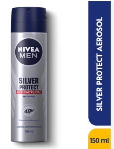 NIVEA DESODORANTE DEO AERO SILVER PROTEC SPRAY X 150 ML