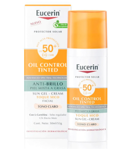 EUCERIN OIL CONTROL TINTED TONO CLARO