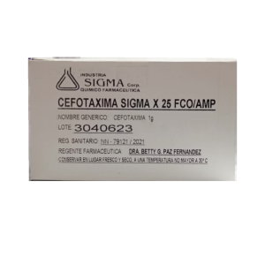 CEFOTAXIMA  1 GR SIGMA