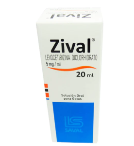 ZIVAL 2.5 MG GOTAS X 20 ML
