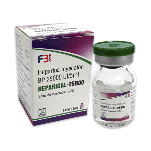 HEPARIGAL/HEPARINA 25000 SOL. INY. X VIAL 5 ML LAQFAGAL