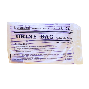 BOLSA DE ORINA 2000 ML URINE BAG  X UNIDAD