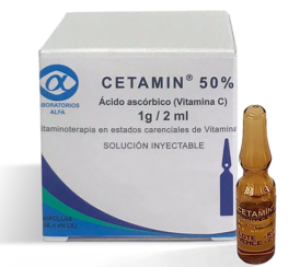 CETAMIN (VITAMINA C) X 2 ML   ALFA