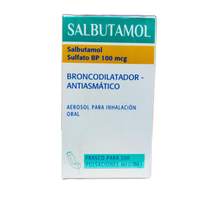 SALBUTAMOL AEROSOL 100MCG X 200 PULSACIONES NOVOPHARMA