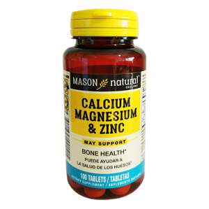 CALCIUM MAGNESIUM & ZINC X TABLETA MASON NATURAL