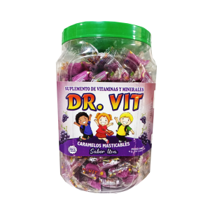 CARAMELOS MASTICABLES DR VIT SABOR UVA