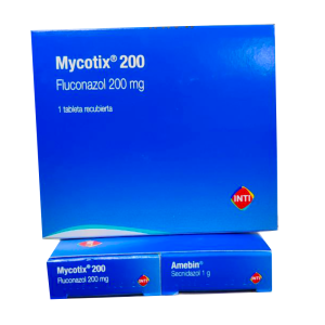 PACK MYCOTIX X1 TAB 200MG AMEBIN X2 TAB