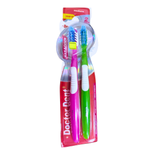 CEPILLOS MEDIANO MASAGGER DOCTOR DENT PACK X 2