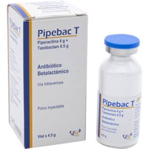 PIPEBAC T 4G/0.5G POLVO INYECTABLE FARMEDICAL