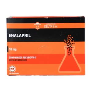 ENALAPRIL 10 MG X COMPR  DELTA